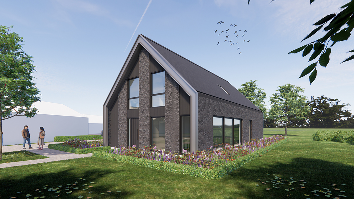 Eigentijdse schuurwoning