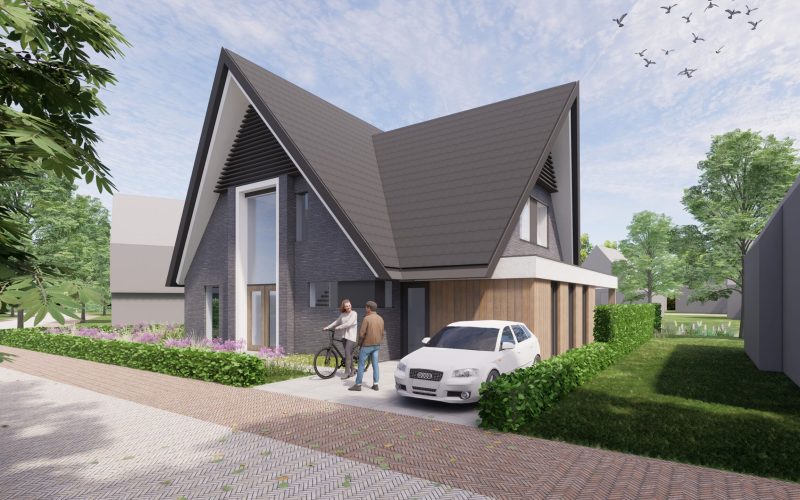 Stoere eigentijdse woning aan het water